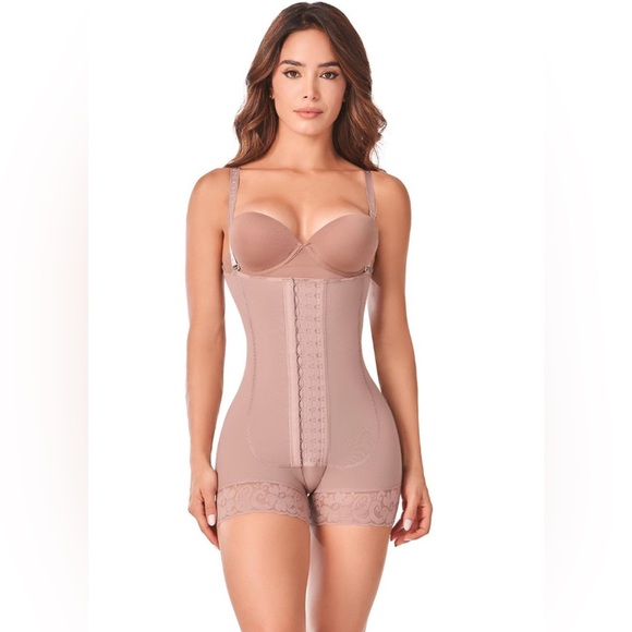 Elegant Tan Bodysuit - Picture 1 of 11